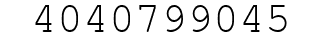Number 4040799045.