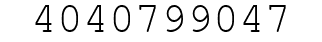 Number 4040799047.