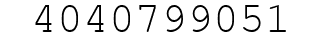 Number 4040799051.