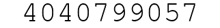 Number 4040799057.