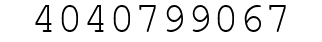 Number 4040799067.
