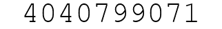 Number 4040799071.