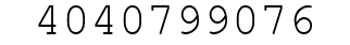 Number 4040799076.