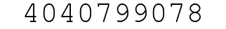 Number 4040799078.