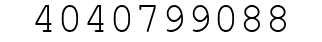 Number 4040799088.