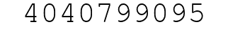 Number 4040799095.