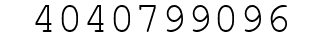Number 4040799096.