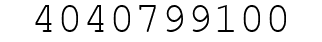 Number 4040799100.