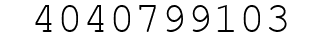 Number 4040799103.