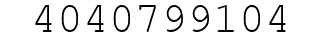 Number 4040799104.