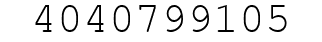 Number 4040799105.