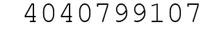 Number 4040799107.