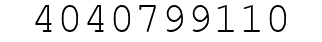 Number 4040799110.