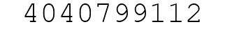 Number 4040799112.
