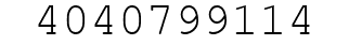 Number 4040799114.