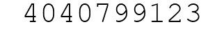 Number 4040799123.