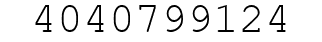 Number 4040799124.