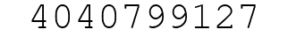 Number 4040799127.