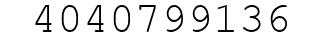 Number 4040799136.