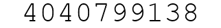 Number 4040799138.