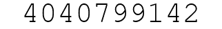 Number 4040799142.