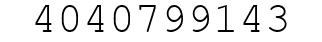 Number 4040799143.
