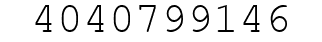 Number 4040799146.