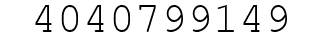 Number 4040799149.