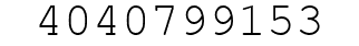 Number 4040799153.