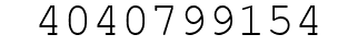 Number 4040799154.