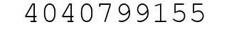 Number 4040799155.