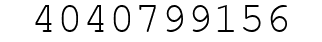 Number 4040799156.