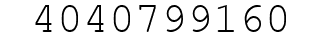 Number 4040799160.
