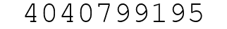 Number 4040799195.