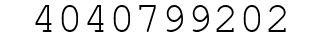 Number 4040799202.
