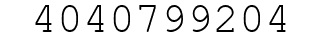 Number 4040799204.