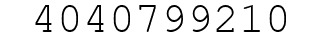 Number 4040799210.