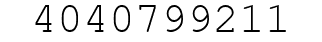 Number 4040799211.