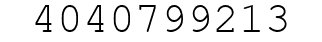 Number 4040799213.