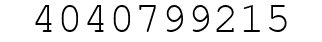 Number 4040799215.