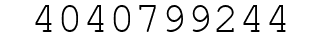 Number 4040799244.