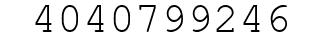 Number 4040799246.