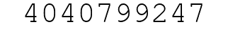 Number 4040799247.