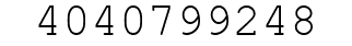 Number 4040799248.