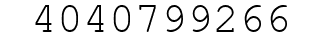 Number 4040799266.