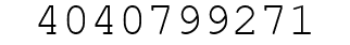Number 4040799271.