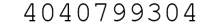 Number 4040799304.