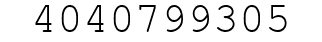 Number 4040799305.
