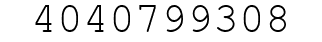 Number 4040799308.