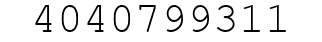 Number 4040799311.